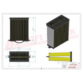 FILTRE A AIR RÉF. SA16900 - HIFI FILTER