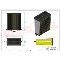 FILTRE A AIR RÉF. SA16900 - HIFI FILTER FILTRE A AIR RÉF. SA16900 - HIFI FILTER