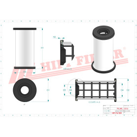 FILTRE AERATION MOTEUR RÉF. SAO7126 - HIFI FILTER