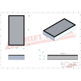 FILTRE HABITACLE CATEGORIE 4 RÉF. SC40099PAV4 - HIFI FILTER