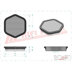 FILTRE HABITACLE RÉF. SC50353 - HIFI FILTER