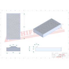 FILTRE HABITACLE RÉF. SC50359 - HIFI FILTER FILTRE HABITACLE RÉF. SC50359 - HIFI FILTER