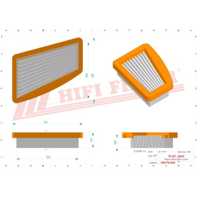 FILTRE HABITACLE RÉF. SC70196 - HIFI FILTER