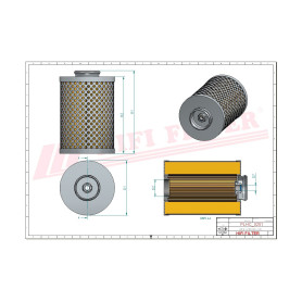 FILTRE HYDRAULIQUE RÉF. SH59091 - HIFI FILTER