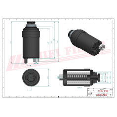 FILTRE A GASOIL SEPARATEUR D'EAU RÉF. SN40754 - HIFI FILTER FILTRE A GASOIL SEPARATEUR D'EAU RÉF. SN40754 - HIFI FILTER