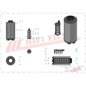 KIT FILTRE A GASOIL RÉF. KN70434 - HIFI FILTER