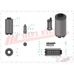 KIT FILTRE A GASOIL RÉF. KN70434 - HIFI FILTER KIT FILTRE A GASOIL RÉF. KN70434 - HIFI FILTER