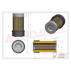 FILTRE A AIR RÉF. SA14808K - HIFI FILTER FILTRE A AIR RÉF. SA14808K - HIFI FILTER