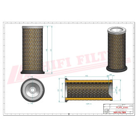 FILTRE A AIR RÉF. SA16339 - HIFI FILTER