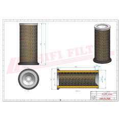 FILTRE A AIR RÉF. SA16339 - HIFI FILTER FILTRE A AIR RÉF. SA16339 - HIFI FILTER
