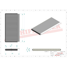 FILTRE HABITACLE RÉF. SC50314 - HIFI FILTER FILTRE HABITACLE RÉF. SC50314 - HIFI FILTER