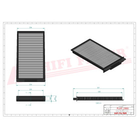 FILTRE HABITACLE RÉF. SC50344 - HIFI FILTER