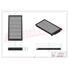 FILTRE HABITACLE RÉF. SC50344 - HIFI FILTER FILTRE HABITACLE RÉF. SC50344 - HIFI FILTER