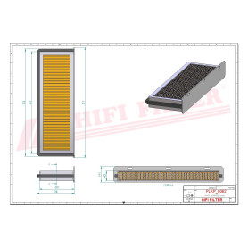 FILTRE HABITACLE RÉF. SC70063 - HIFI FILTER