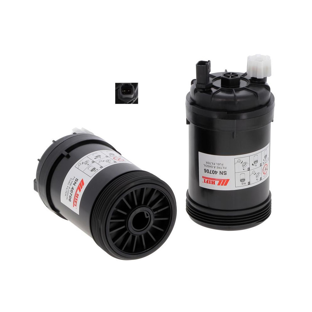 Filtre à gasoil HIFI SN40706 pour Zoomlion, Barko, JCB