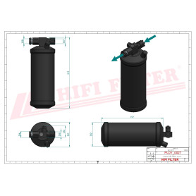 DESHYDRATEUR CLIMATISATION RÉF. DYH70014 - HIFI FILTER