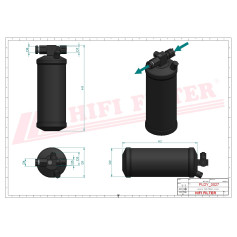 DESHYDRATEUR CLIMATISATION RÉF. DYH70014 - HIFI FILTER DESHYDRATEUR CLIMATISATION RÉF. DYH70014 - HIFI FILTER