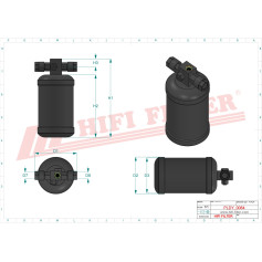 DESHYDRATEUR CLIMATISATION RÉF. DYH90009 - HIFI FILTER DESHYDRATEUR CLIMATISATION RÉF. DYH90009 - HIFI FILTER
