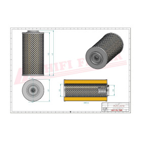 FILTRE HYDRAULIQUE RÉF. KH55186 - HIFI FILTER