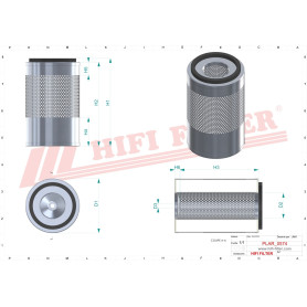 FILTRE A AIR RÉF. SA14592 - HIFI FILTER