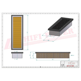 FILTRE HABITACLE RÉF. SC80087 - HIFI FILTER