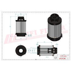 FILTRE HYDRAULIQUE RÉF. SH51419 - HIFI FILTER