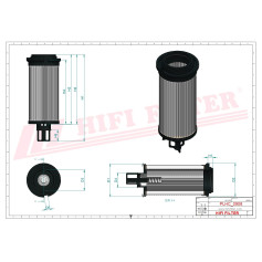 FILTRE HYDRAULIQUE RÉF. SH51440 - HIFI FILTER