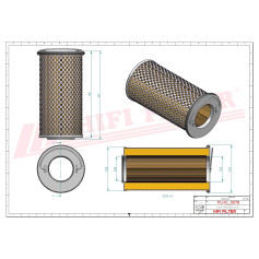 FILTRE HYDRAULIQUE RÉF. SH52270 - HIFI FILTER FILTRE HYDRAULIQUE RÉF. SH52270 - HIFI FILTER