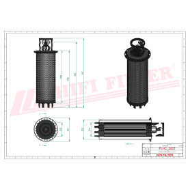 FILTRE HYDRAULIQUE RÉF. SH52380 - HIFI FILTER