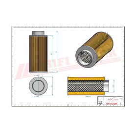 FILTRE HYDRAULIQUE RÉF. SH59046 - HIFI FILTER