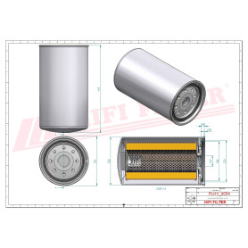 FILTRE HYDRAULIQUE RÉF. SH60153 - HIFI FILTER