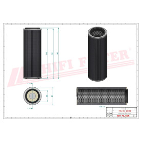 FILTRE HYDRAULIQUE RÉF. SH62454 - HIFI FILTER