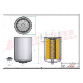 FILTRE A GASOIL RÉF. SN105C - HIFI FILTER