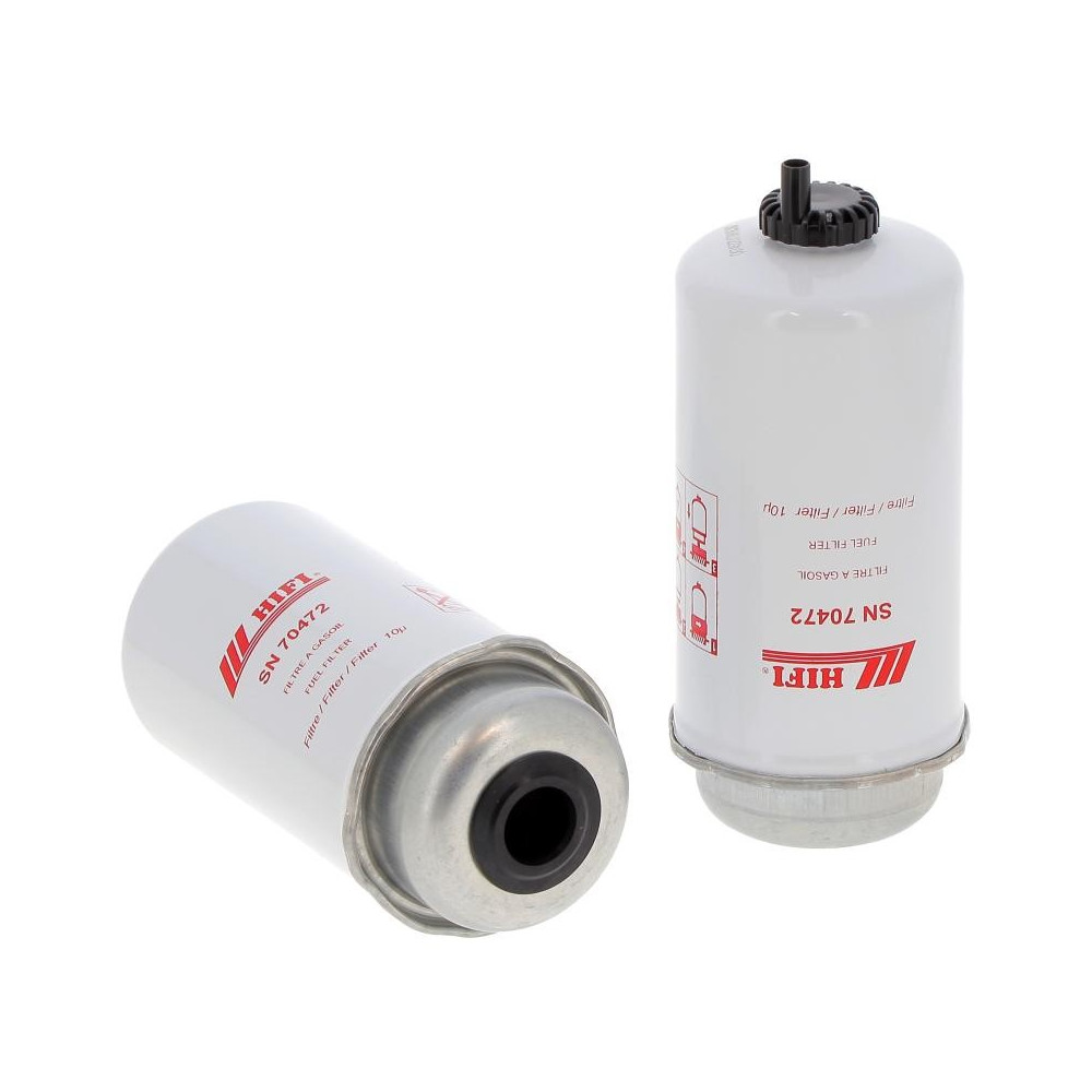 Filtre à gasoil séparateur d'eau HIFI SN70472 pour Claas