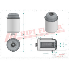FILTRE A GASOIL SEPARATEUR D'EAU RÉF. SN70472 - HIFI FILTER FILTRE A GASOIL SEPARATEUR D'EAU RÉF. SN70472 - HIFI FILTER