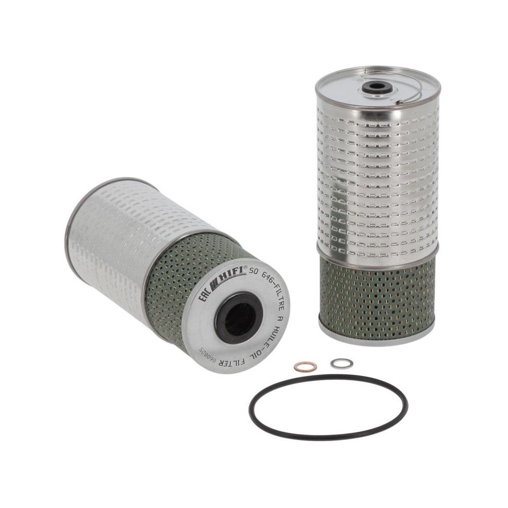 Filtre à huile HIFI SO646 pour Aebi, Loiseau, Bobard