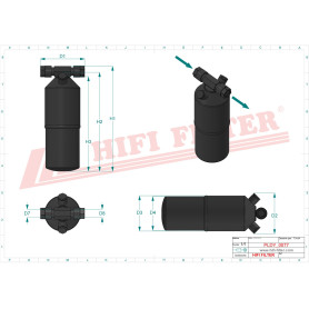 DESHYDRATEUR CLIMATISATION RÉF. DYH60010 - HIFI FILTER