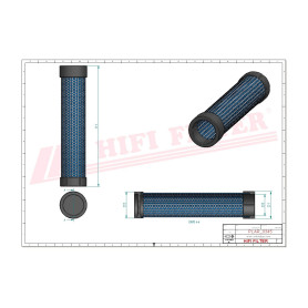 FILTRE A AIR RÉF. SA16351 - HIFI FILTER