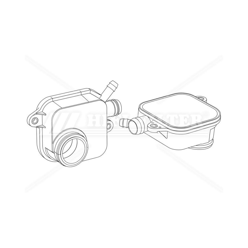Filtre d'aération moteur HIFI SAO7128 pour Case, New Holland