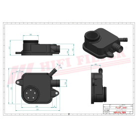 FILTRE AERATION MOTEUR RÉF. SAO7128 - HIFI FILTER