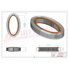 FILTRE HABITACLE RÉF. SC50265 - HIFI FILTER FILTRE HABITACLE RÉF. SC50265 - HIFI FILTER