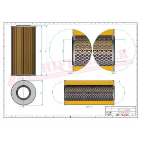 FILTRE HYDRAULIQUE RÉF. SH52125 - HIFI FILTER