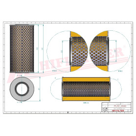 FILTRE HYDRAULIQUE RÉF. SH56110 - HIFI FILTER