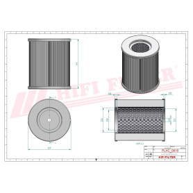 FILTRE HYDRAULIQUE RÉF. SH60541 - HIFI FILTER