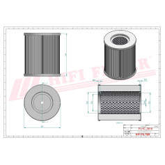 FILTRE HYDRAULIQUE RÉF. SH60541 - HIFI FILTER