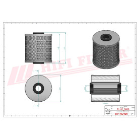 FILTRE HYDRAULIQUE RÉF. SH630153 - HIFI FILTER
