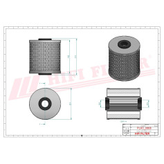 FILTRE HYDRAULIQUE RÉF. SH630153 - HIFI FILTER FILTRE HYDRAULIQUE RÉF. SH630153 - HIFI FILTER