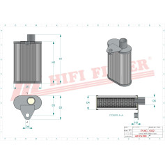 FILTRE HYDRAULIQUE RÉF. SH630259 - HIFI FILTER