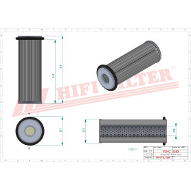 FILTRE HYDRAULIQUE RÉF. SH63870 - HIFI FILTER