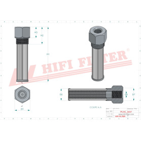 FILTRE HYDRAULIQUE RÉF. SH77912 - HIFI FILTER